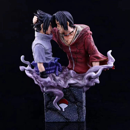 Busto Itachi y  Sasuke 17 cm