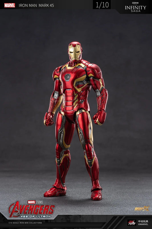 Figurine Iron Man Mark 45 à l'échelle 1/10