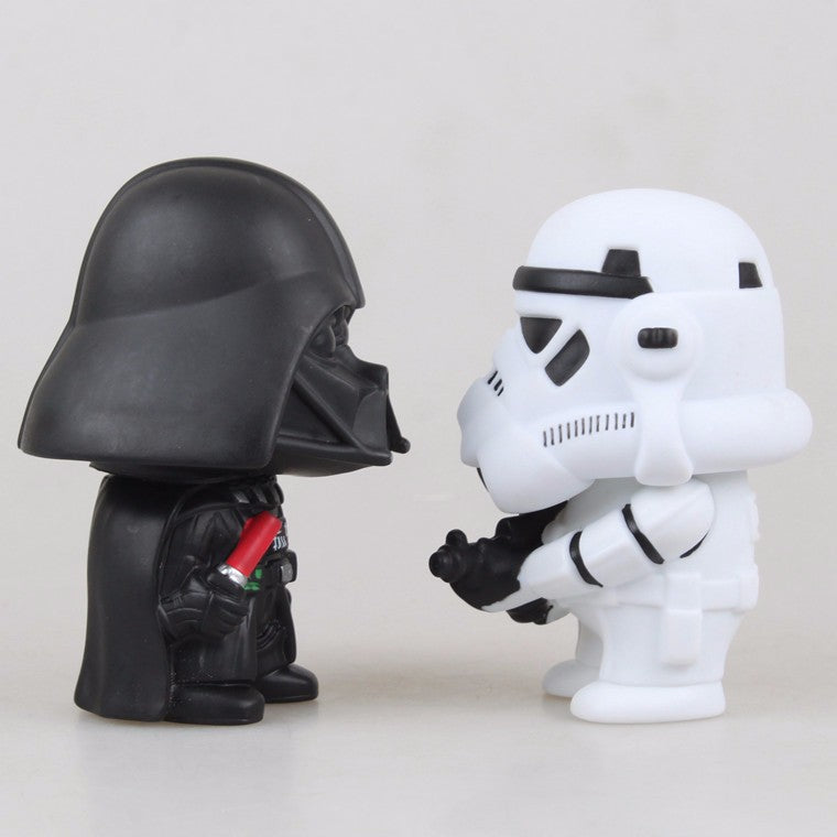 Pack 2 Figuras Darth Vader & Storm Trooper 10 cm