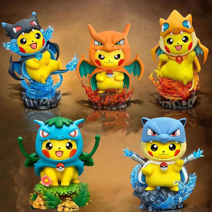 Figuras Pikachu disfrazado 13 cm