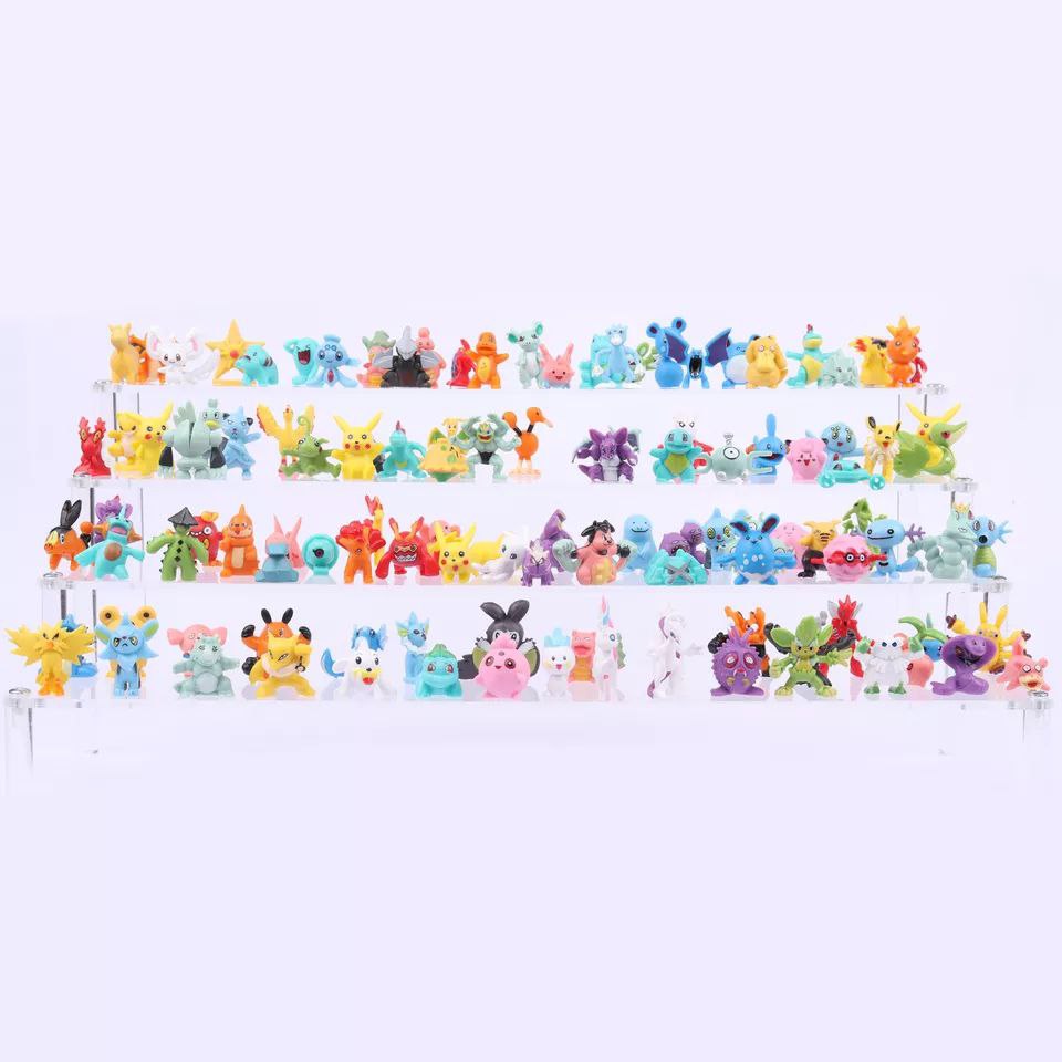Scatola Pokémon con 144 pezzi da 2-3 cm