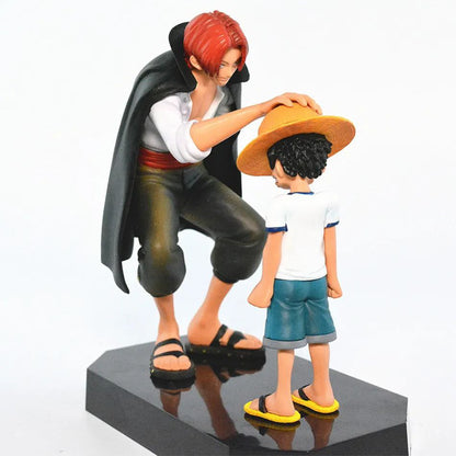 Figura Luffy y Shanks 18cm